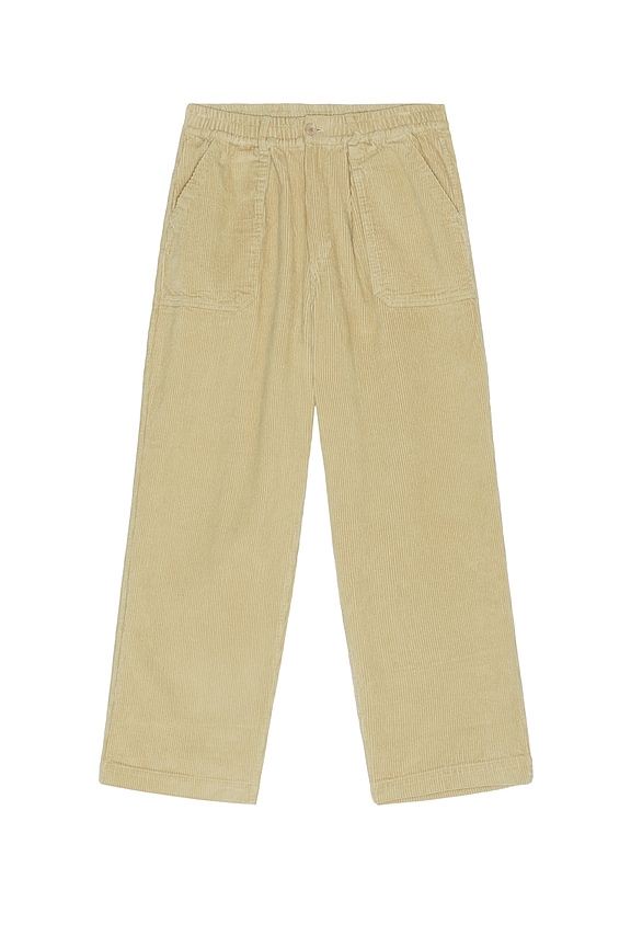 view 1 of 6 One Tuck Fatigue Corduroy Pants in Beige
