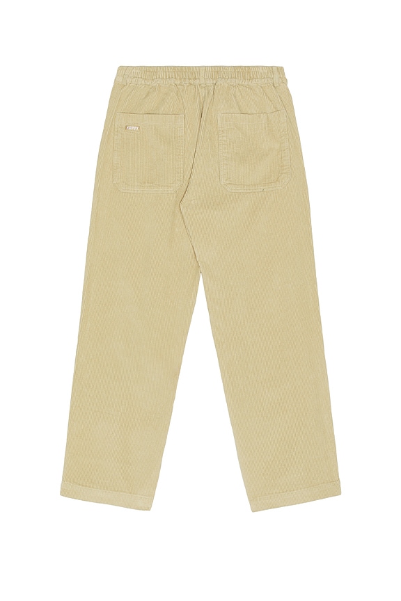 view 2 of 6 One Tuck Fatigue Corduroy Pants in Beige