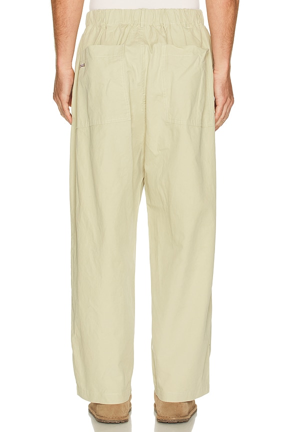 KAPPY DESIGN Pintuck Wide Chino Pants in Beige | REVOLVE
