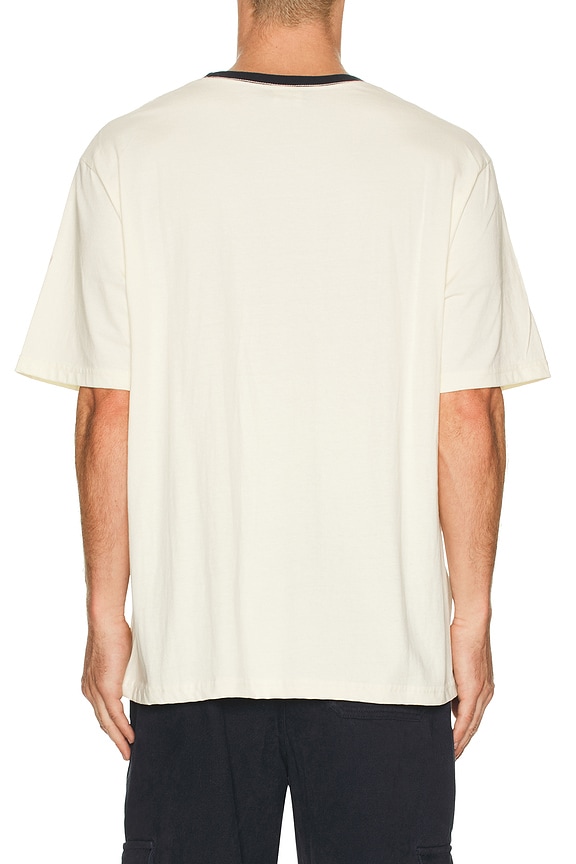 view 2 of 4 Sundance Ringer Half Tee in Cream