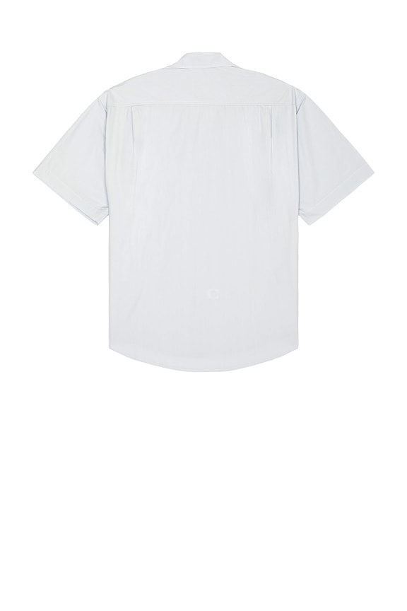 view 2 of 5 Relaxed Cotton Shirt in Sky Blue