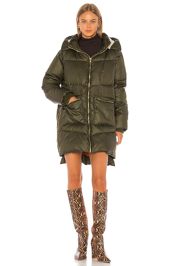 view 2 of 5 Puffer Parka in Olive