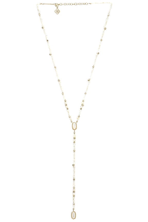 view 1 of 2 Bethany Necklace in Gold & Ivory Mother Of Pearl