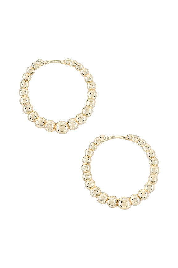 view 2 of 2 Josie Huggie Earring in Gold Metal