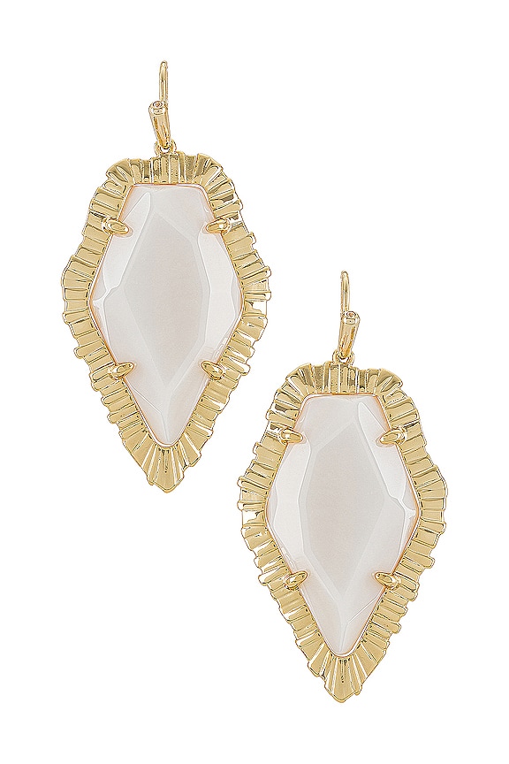 view 1 of 2 BOUCLES D'OREILLES TESSA in Gold White Mussel