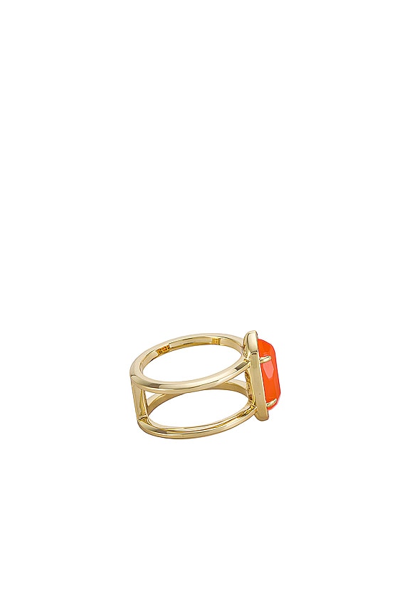 view 2 of 3 Elyse Ring in Gold Coral