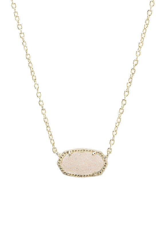 view 2 of 2 Elisa Necklace in Gold Iridescent & Drusy