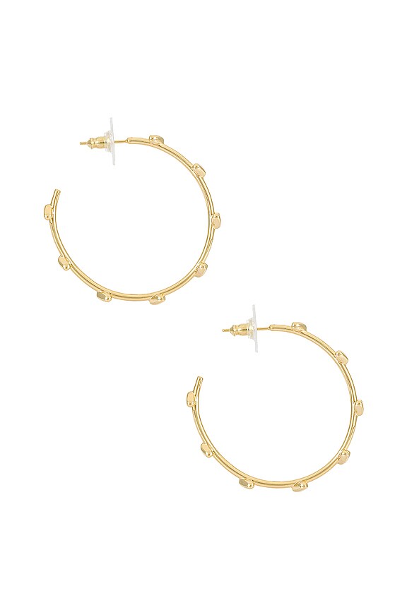 view 2 of 2 Haven Hoop Earring in Gold