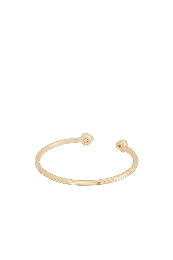 view 2 of 2 Arden Cuff Bracelet in Gold, White, & Crystal