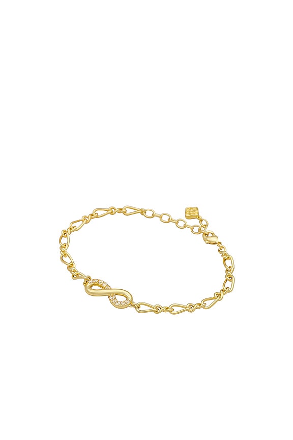 view 1 of 2 Annie Infinity Chain Bracelet in Gold