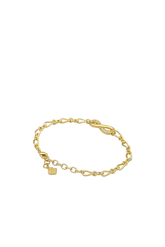 view 2 of 2 Annie Infinity Chain Bracelet in Gold