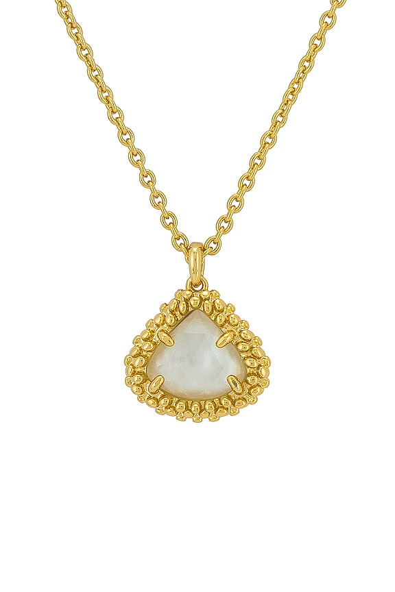view 2 of 2 Kendall Pendant Necklace in Ivory Mother Of Pearl