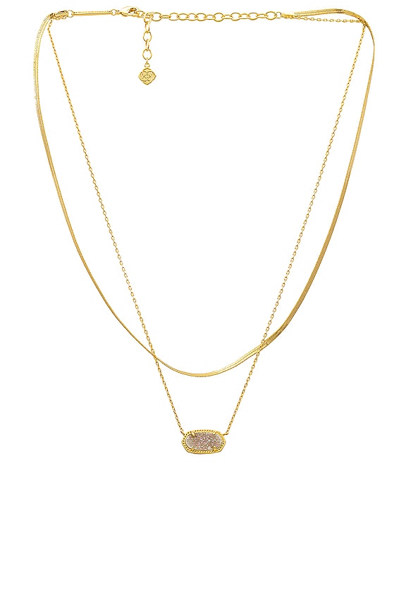 view 1 of 2 МНОГОСЛОЙНОЕ ОЖЕРЕЛЬЕ ELISA in Gold