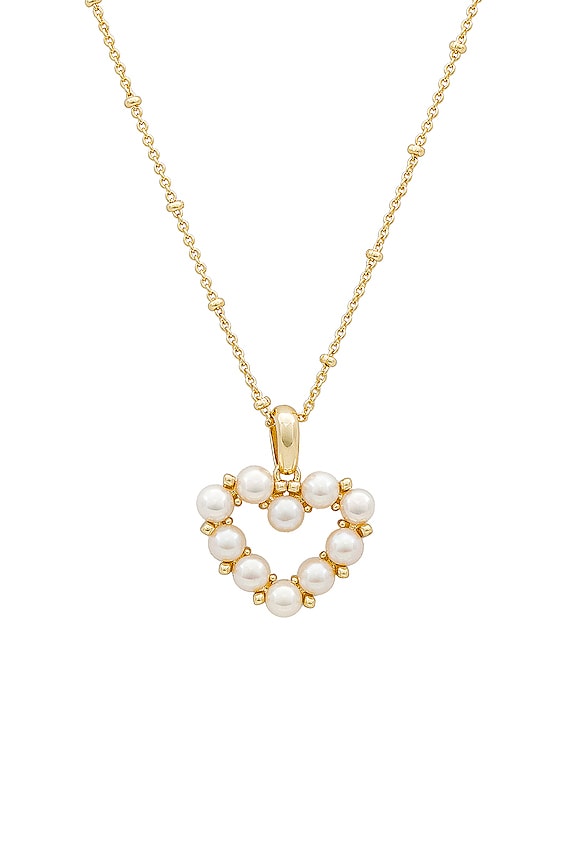 view 2 of 2 ASHTON ショートペンダントネックレス in White Pearl