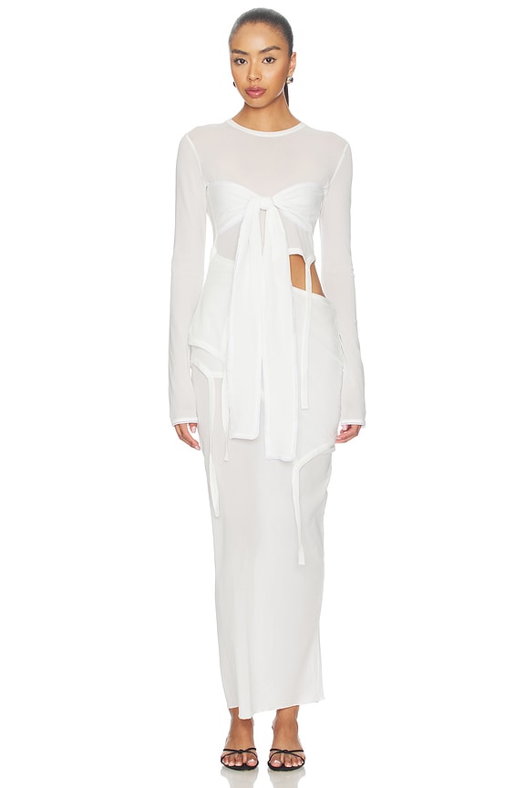view 1 of 4 VESTIDO DRESS in White