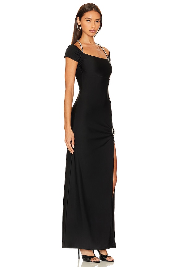 view 2 of 4 VESTIDO LARGO KHINE in Black