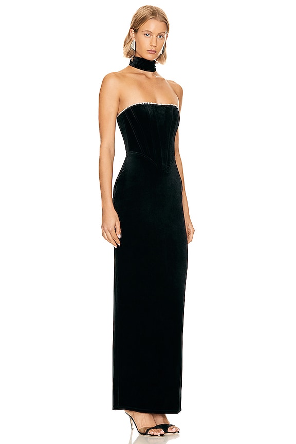 view 2 of 4 Karyln Dress With Diamanté Detail in Black