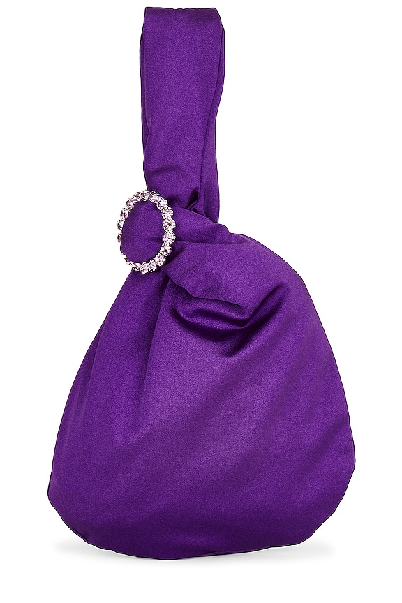 Khanums X Revolve Single Strap Bag in Berry Purple REVOLVE