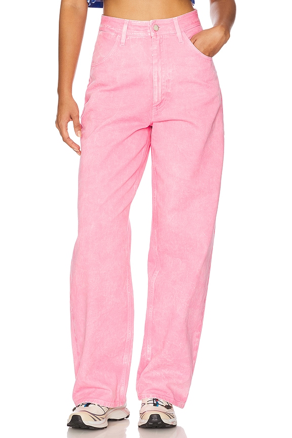 view 1 of 7 Elio Dyed Wide Leg in Bubblegum