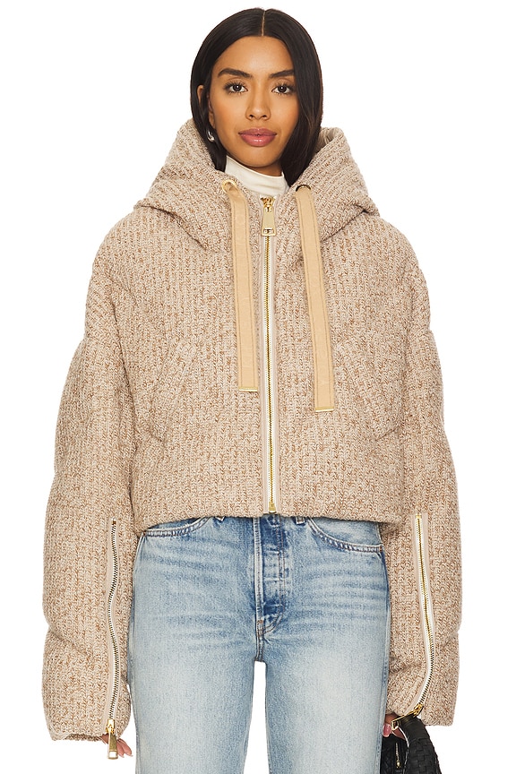 view 2 of 5 KHRIS CROP ダウンジャケット in Sand