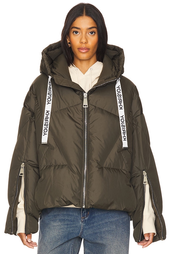 view 2 of 5 Iconic Puffer Jacket in Musk Green