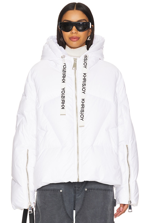 view 2 of 6 Shiny Puffer Jacket in White