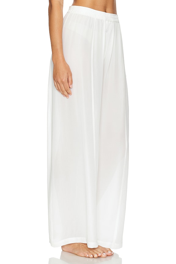 view 2 of 4 PANTALÓN BOXER GEORGETTE in Ivory