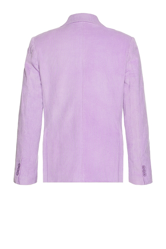 view 2 of 5 Patchwork Face Corduroy Suit Top in Purple