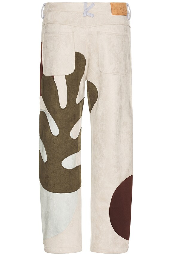 view 2 of 7 Suede Patchwork Pants in Multi