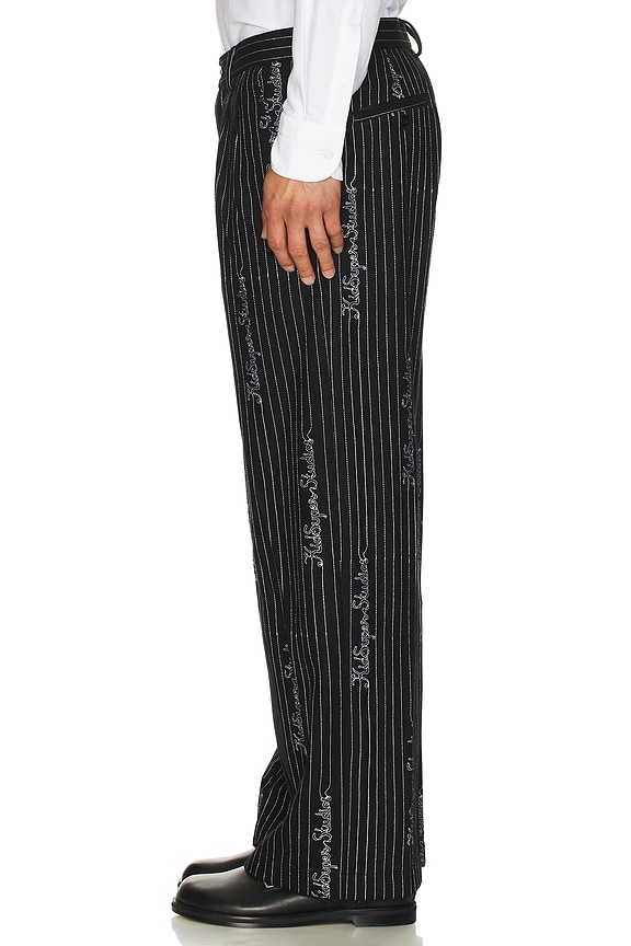 view 2 of 6 PARTE INFERIOR DEL TRAJE KS PINSTRIPE in Black