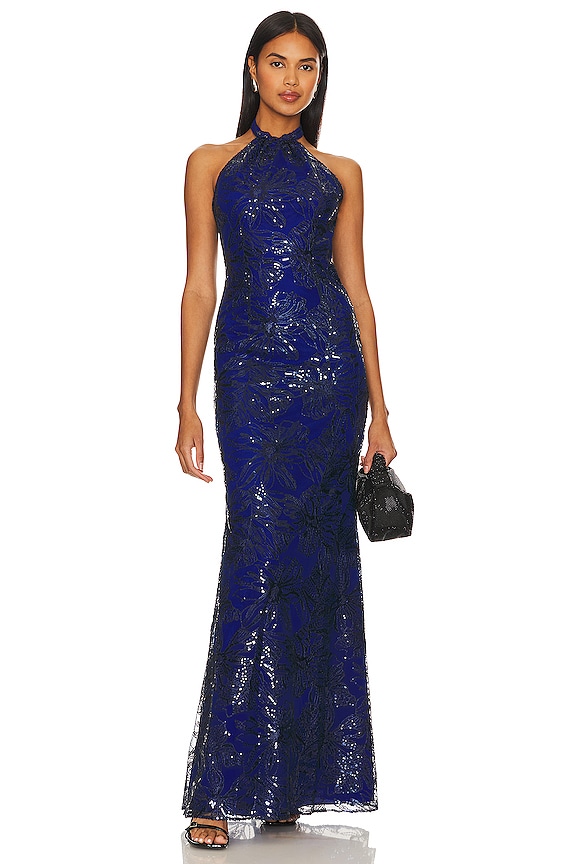 view 2 of 5 ROBE MAXI in Blue