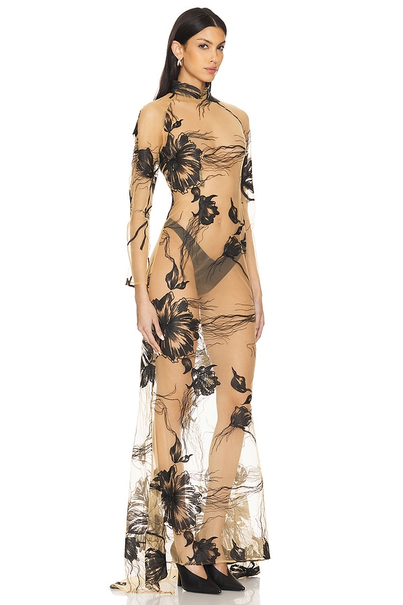 view 2 of 4 ROBE MAXI in Black