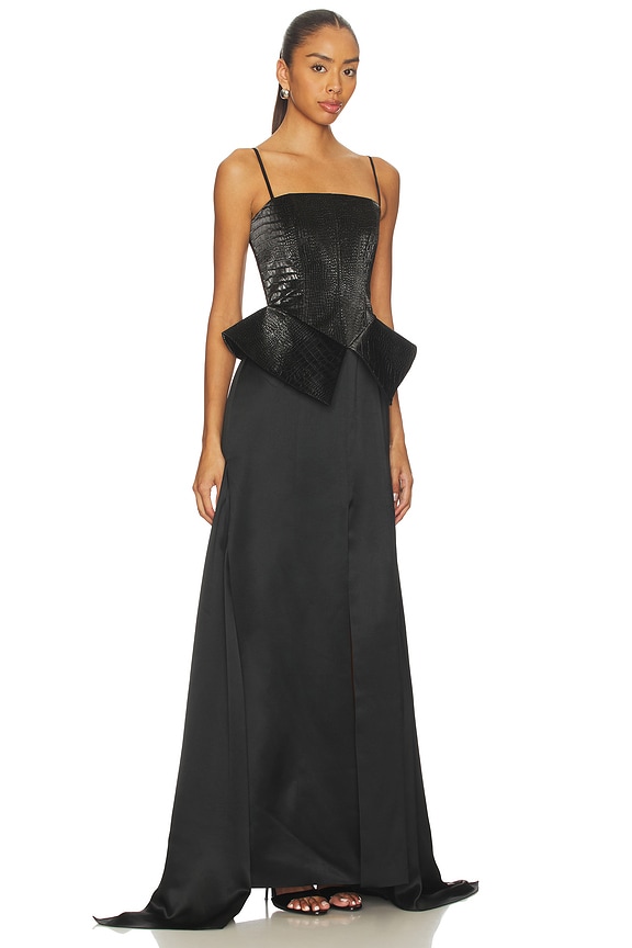 view 2 of 4 ПЛАТЬЕ STRAPLESS in Black