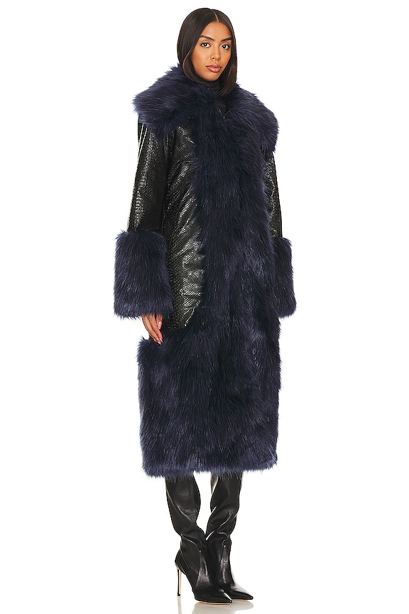 view 2 of 3 コート in Blue Croc