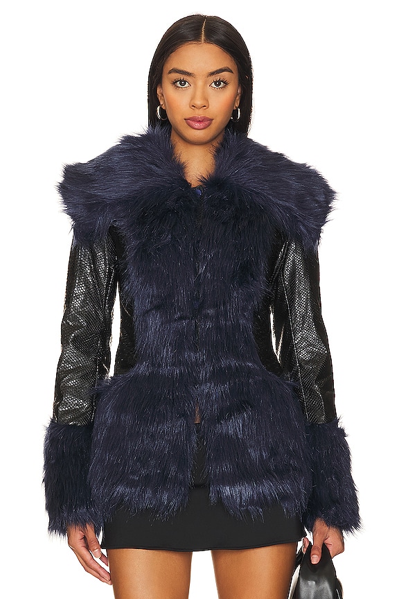 view 2 of 5 Jacket in Blue Croc