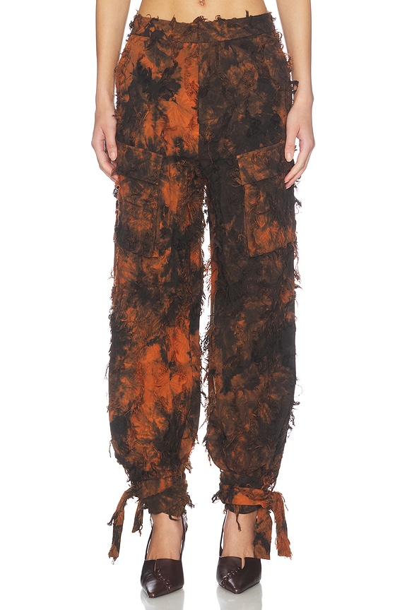 view 2 of 7 PANTALON BURNT ORANGE  in Rust