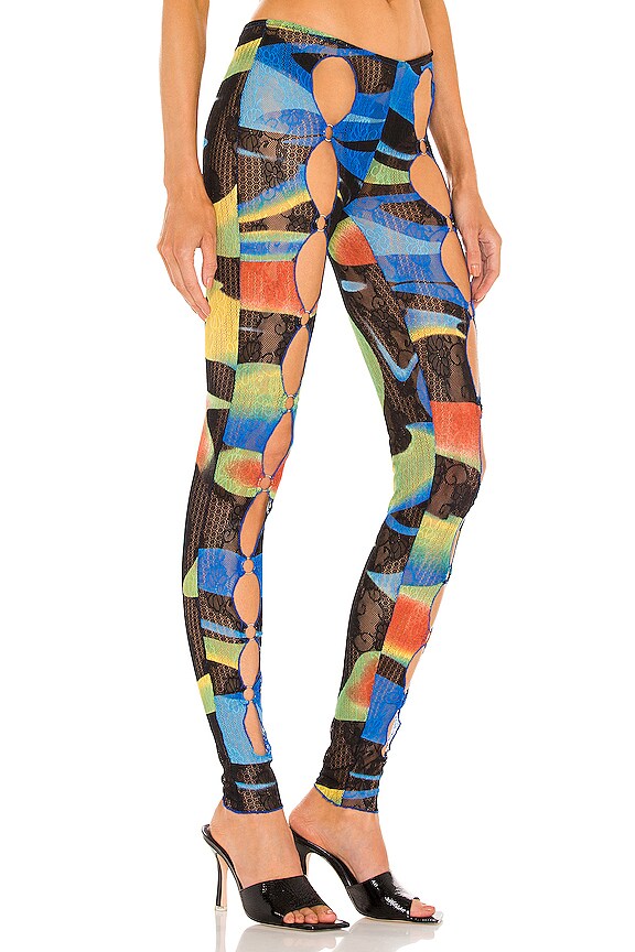 view 2 of 4 Cut Out Swirl Pants in Multi