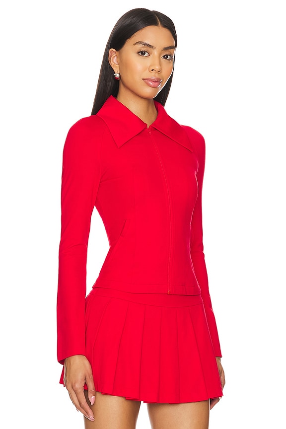 view 2 of 4 РУБАШКА С ЗАСТЁЖКОЙ НА ПУГОВИЦАХ in Red