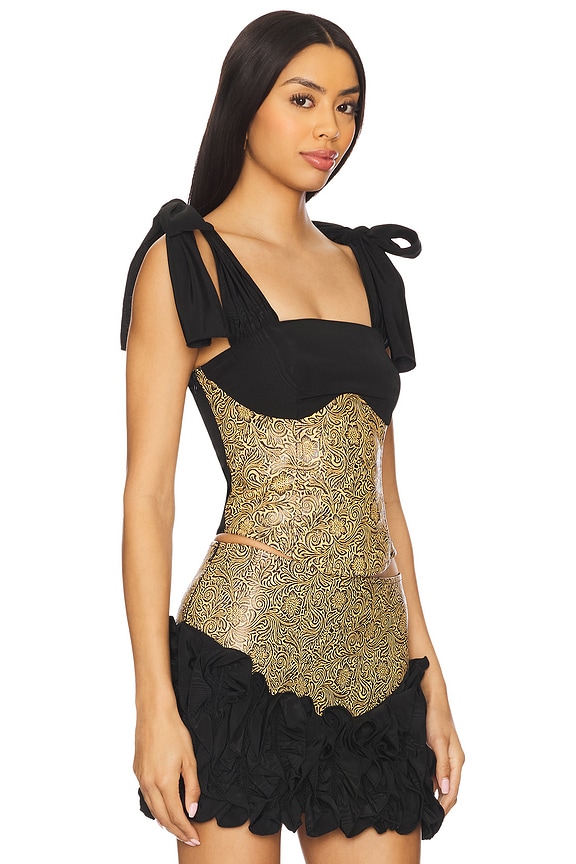 view 2 of 5 Marcela Combo Top in Gold