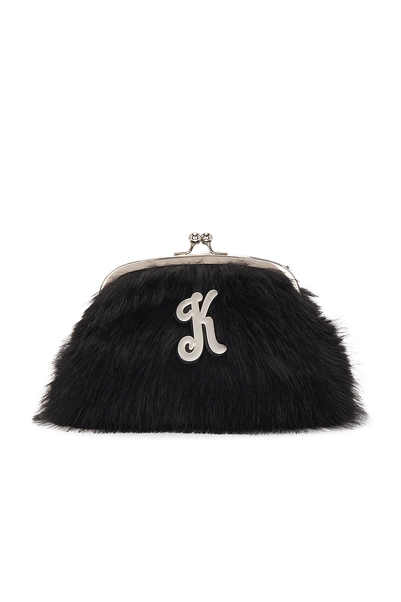 view 2 of 5 Ks Faux Fur Clutch in Black