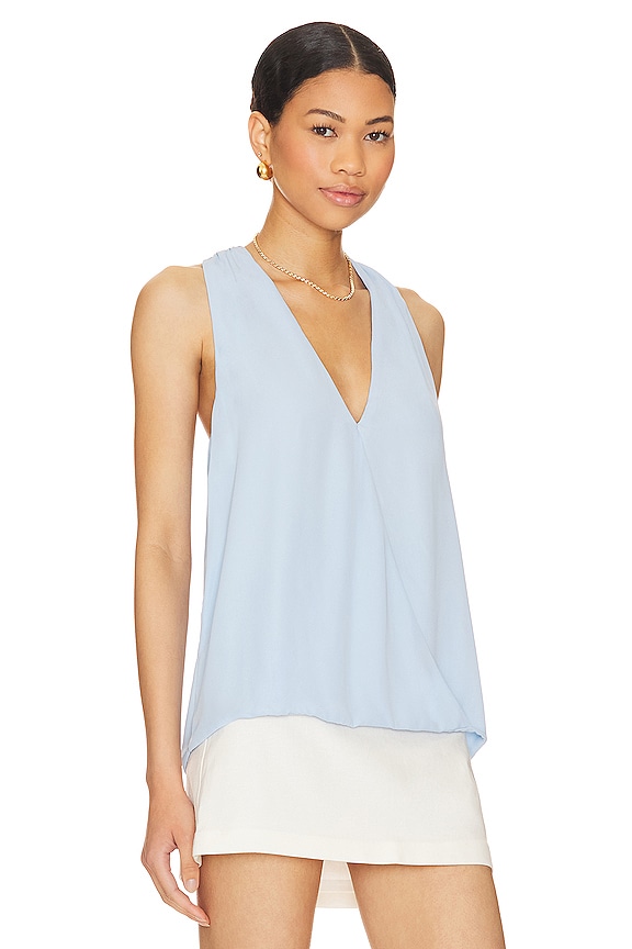 view 2 of 4 Surplice Tank in Whisper