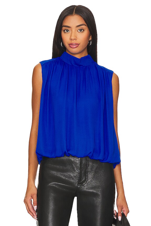 view 2 of 5 Turtleneck Tank in Sapphire