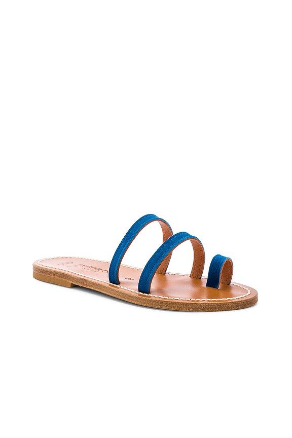 view 2 of 5 Chiron Sandal in Velours French Blue