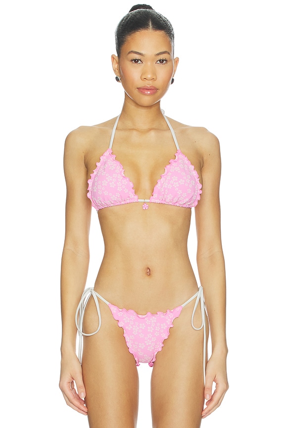 view 1 of 5 TOP BIKINI TRIANGULAR SUGAR SPRINKLE in Sugar Sprinkle