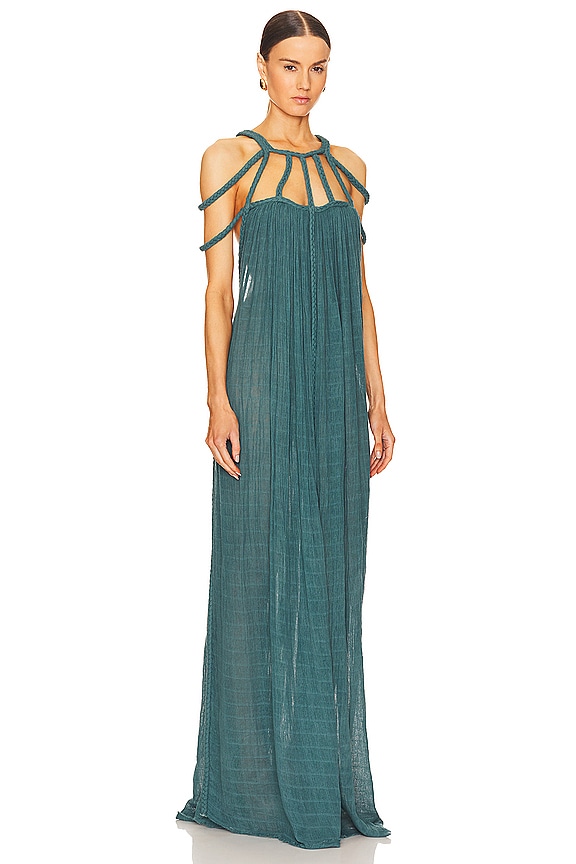 view 2 of 3 ROBE DE SOIRÉE SEVERYNA in Emerald