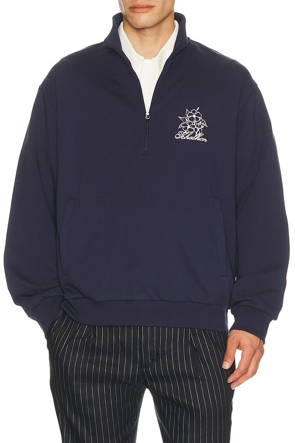 view 1 of 4 Urban Club Half Zip Sweater in Navy