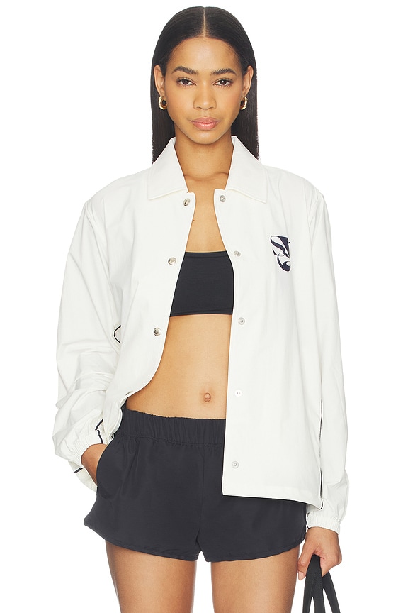 view 2 of 5 CHAQUETA DE ENTRENADOR GARDEN in Off White