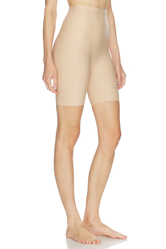 view 2 of 4 High Rise Shaper Shorts in Warm Sand