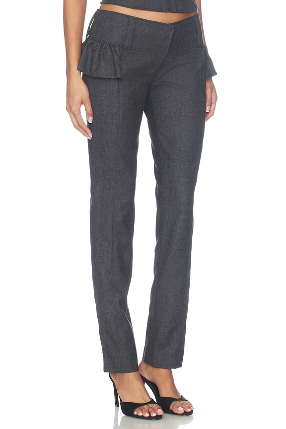 view 2 of 6 Victoria Trouser in Charcoal