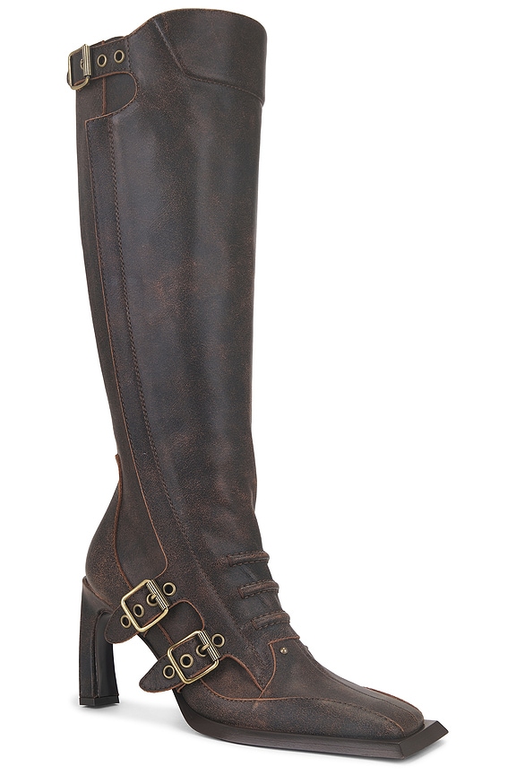 view 2 of 5 Hellz Biker Boot in Brown